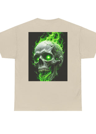 Green Skull T-shirt Printify