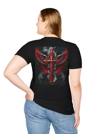 Gothic Skull T-Shirt - Unisex Softstyle.