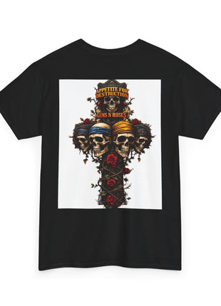 ' Roses Skull Graphic T-shirt Printify