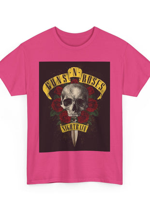 ' Roses Skull Graphic T-shirt Printify
