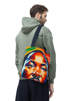 Vibrant Martin Luther Art Tote Bag