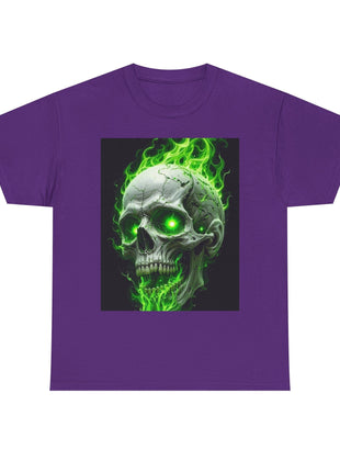 Green Skull T-shirt Printify