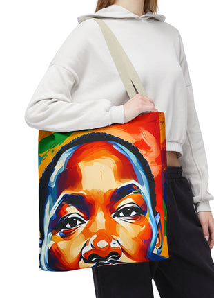 Vibrant Martin Luther Art Tote Bag