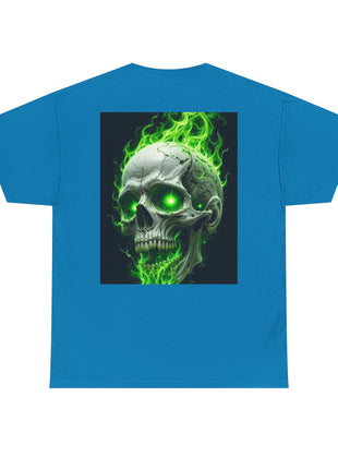 Green Skull T-shirt Printify