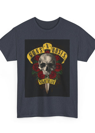 ' Roses Skull Graphic T-shirt Printify