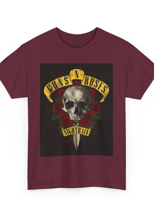 ' Roses Skull Graphic T-shirt Printify