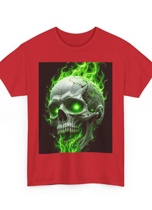 Green Skull T-shirt Printify