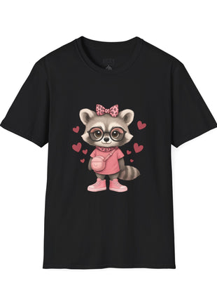 Cute Raccoon T-Shirt Printify