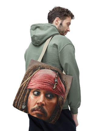 Pirate Captain Jack Tote Bag,