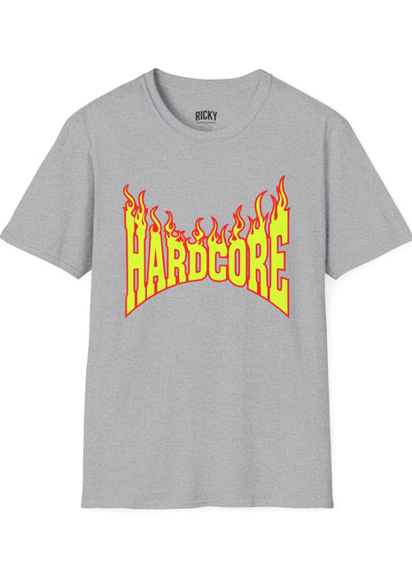 Hardcore Flame T-Shirt Printify