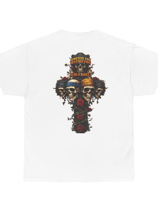 ' Roses Skull Graphic T-shirt Printify