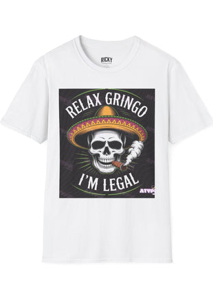 Relax Gringo Skull T-Shirt Printify