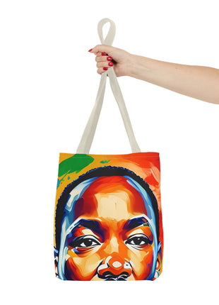 Vibrant Martin Luther Art Tote Bag
