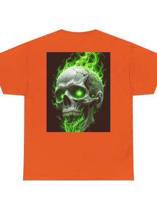 Green Skull T-shirt Printify