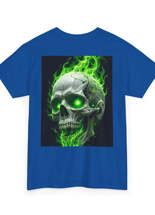 Green Skull T-shirt Printify