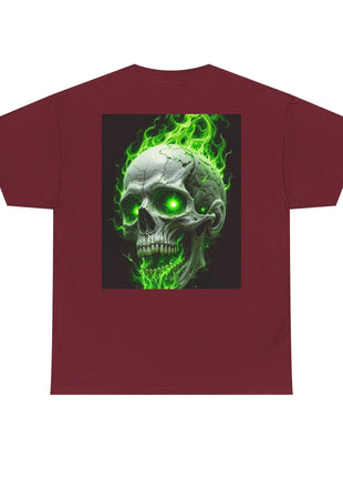 Green Skull T-shirt Printify