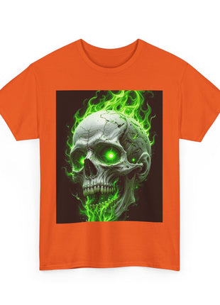 Green Skull T-shirt Printify
