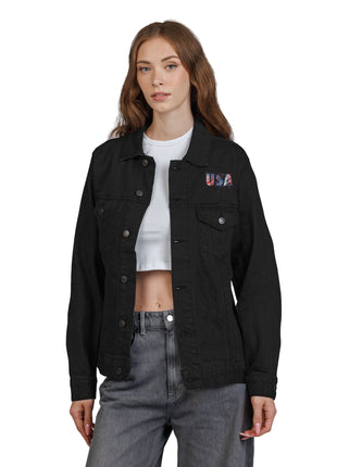 USA Denim Jacket Printify