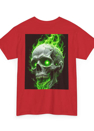 Green Skull T-shirt Printify