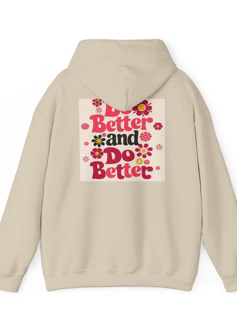 Flower Power Motivational Hoodie.