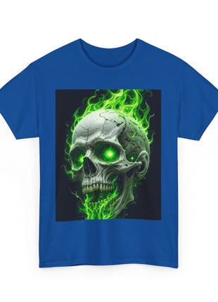Green Skull T-shirt Printify