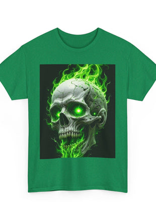 Green Skull T-shirt Printify