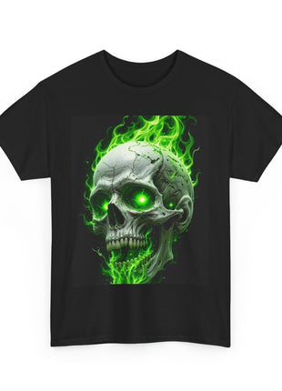 Green Skull T-shirt Printify
