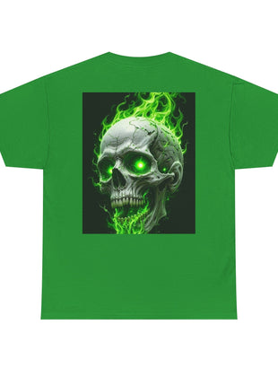 Green Skull T-shirt Printify