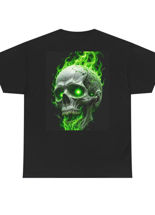 Green Skull T-shirt Printify