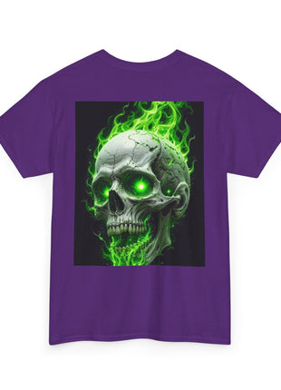 Green Skull T-shirt Printify