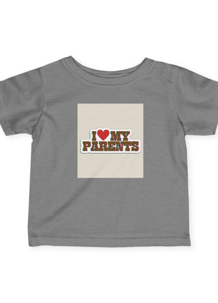 I Love My Parents Cute Baby Shirt.