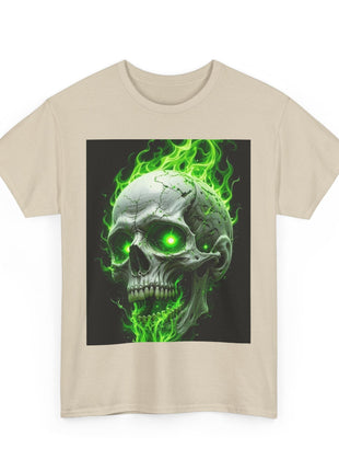 Green Skull T-shirt Printify