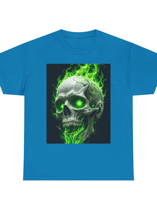 Green Skull T-shirt Printify