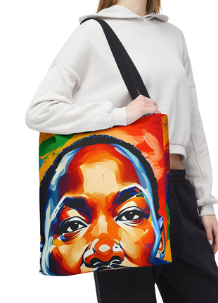 Vibrant Martin Luther Art Tote Bag