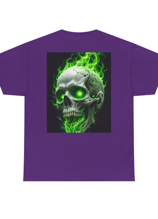 Green Skull T-shirt Printify