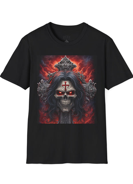 Gothic Skull T-Shirt - Unisex Softstyle.