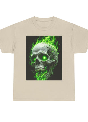 Green Skull T-shirt Printify