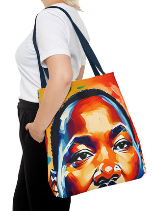 Vibrant Martin Luther Art Tote Bag
