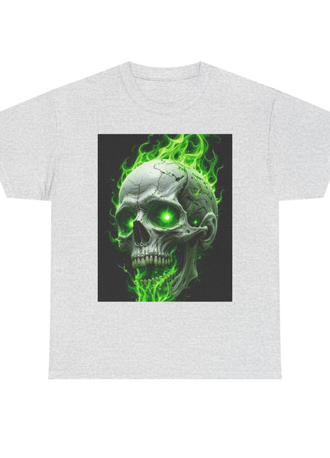 Green Skull T-shirt Printify