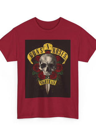 ' Roses Skull Graphic T-shirt Printify
