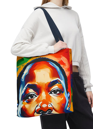 Vibrant Martin Luther Art Tote Bag