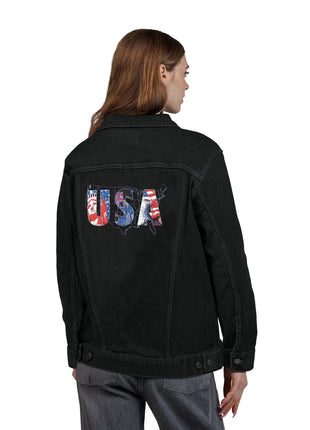 USA Denim Jacket Printify