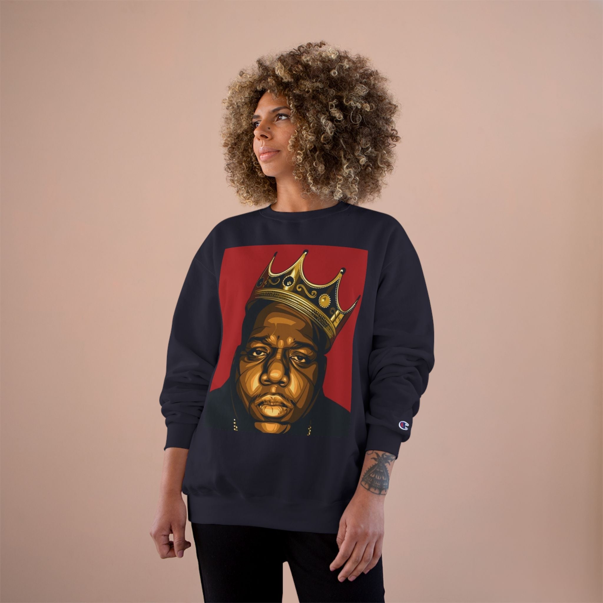 Biggie Champion  Sweatshirt Printify
