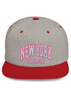 One size / Heather Grey/Red