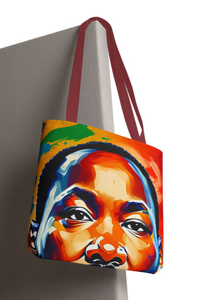 Vibrant Martin Luther Art Tote Bag