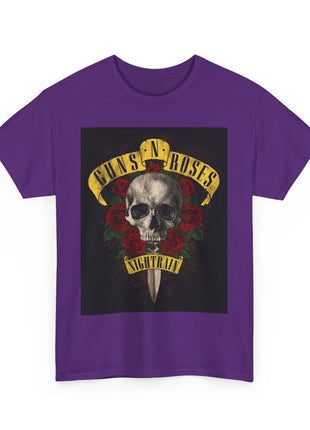 ' Roses Skull Graphic T-shirt Printify