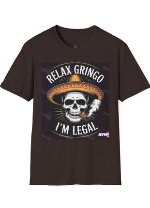 Relax Gringo Skull T-Shirt Printify