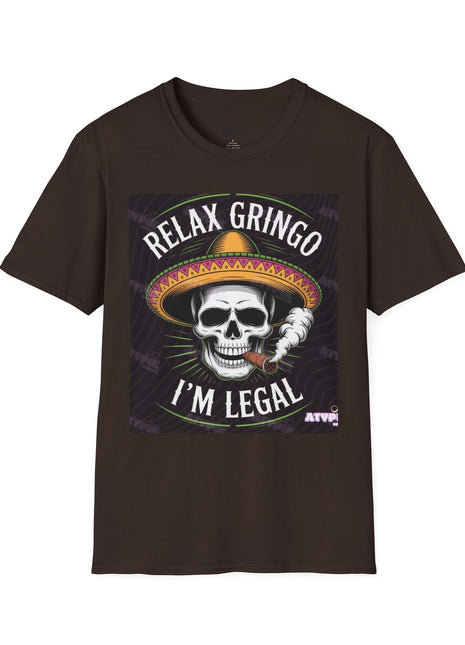 Relax Gringo Skull T-Shirt Printify