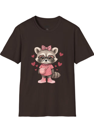 Cute Raccoon T-Shirt Printify