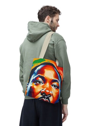 Vibrant Martin Luther Art Tote Bag